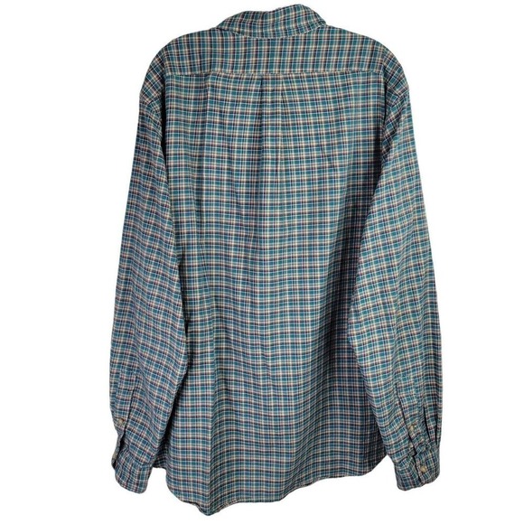 Polo Ralph Lauren Oxford Button Down Shirt Mens L Multicolor Plaid Blake Vtg - Picture 3 of 9